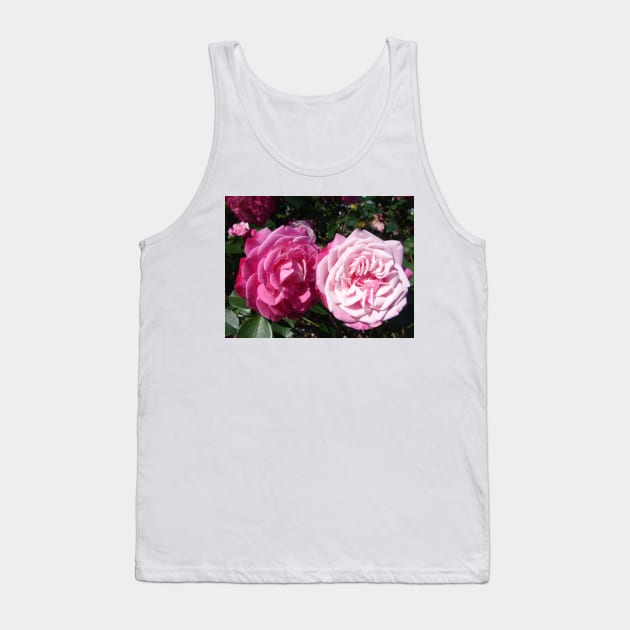 Pink Rose Photo Tank Top by SarahRajkotwala